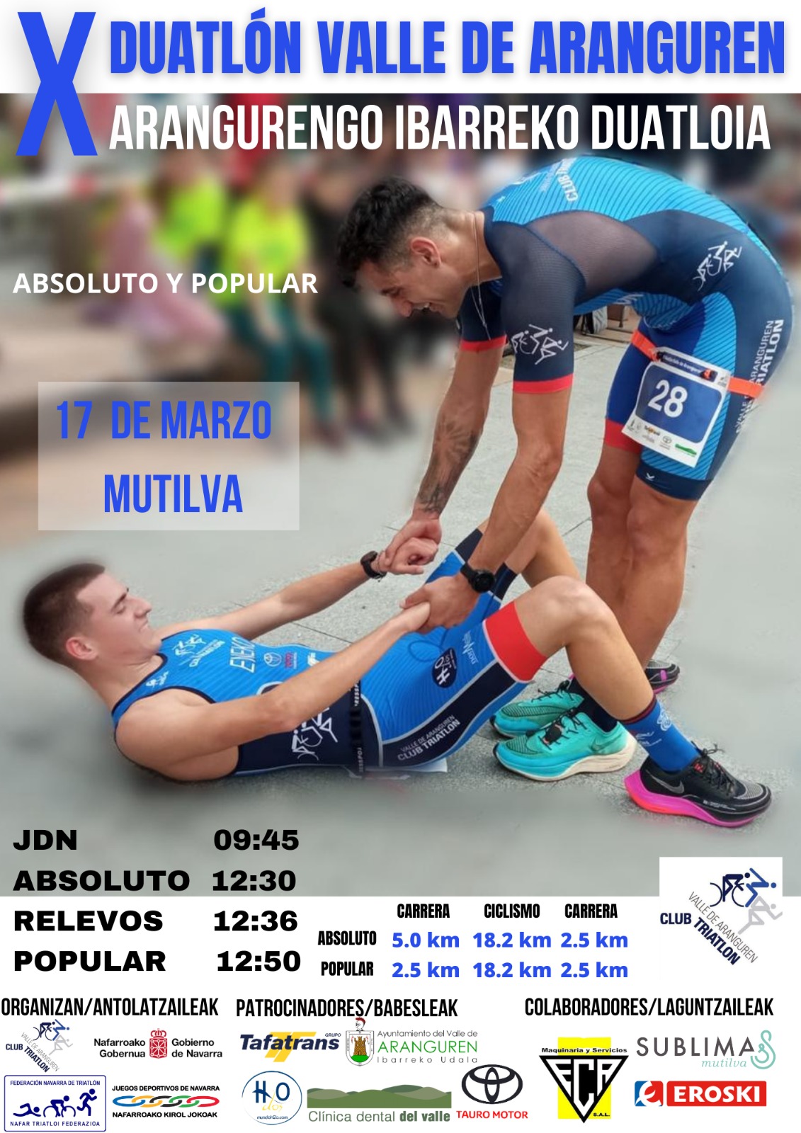 Abiertas inscripciones X Duatl&oacute;n Valle de Aranguren